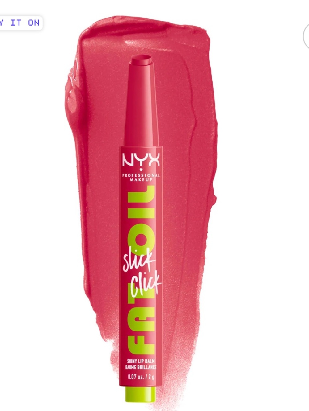NEW FULL SIZE NYX FAT OIL SLICK CLICK IN SHADE DOUBLE TAP